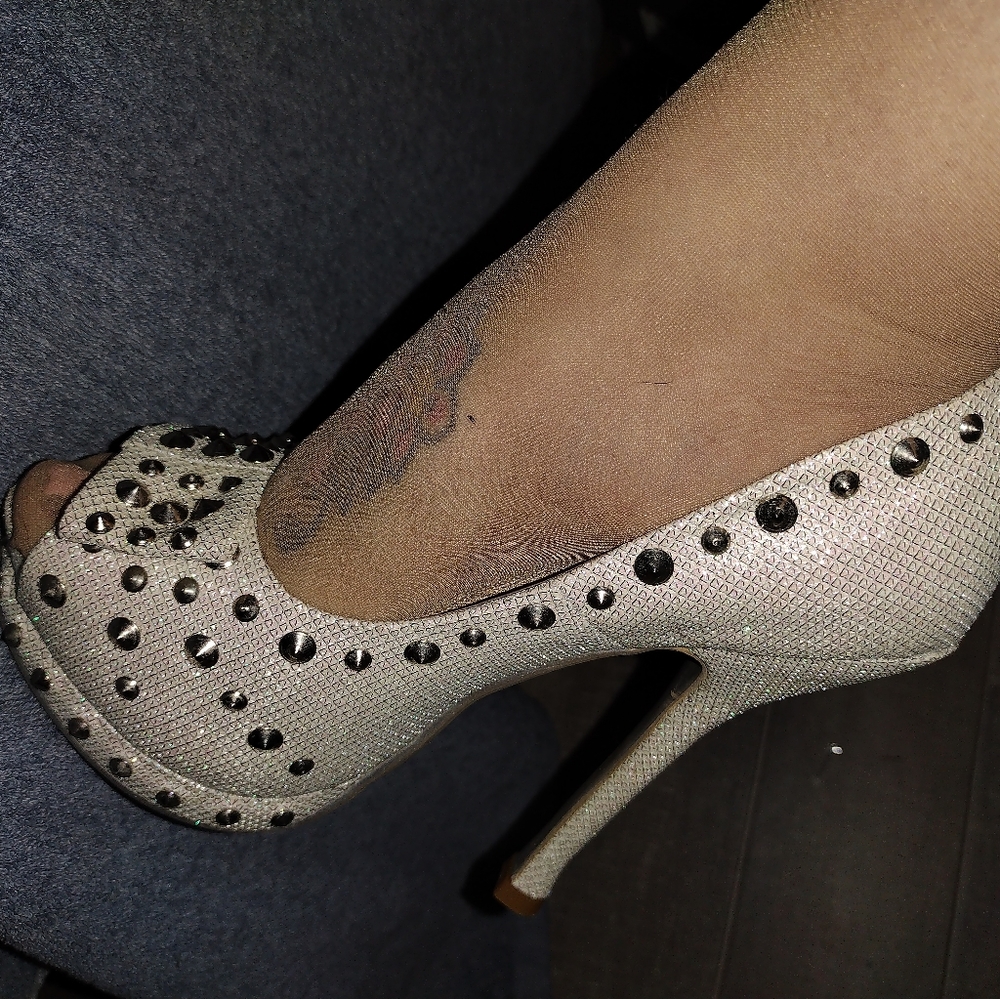 Studded heels